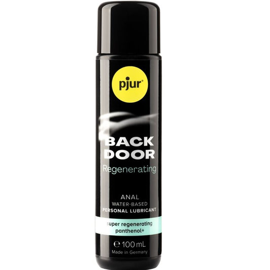 Gel pjur Back Door rigenerante con pantenolo, base acqua, per zone anali, 100 ml, trattamento delicato e idratante