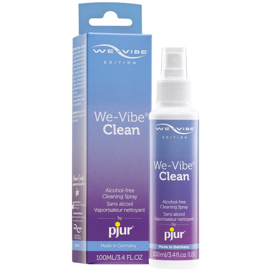 Detergente PJUR We Vibe per giocattoli sessuali, 100 ml, con formula delicata e efficace per pulizia sicura e igiene.