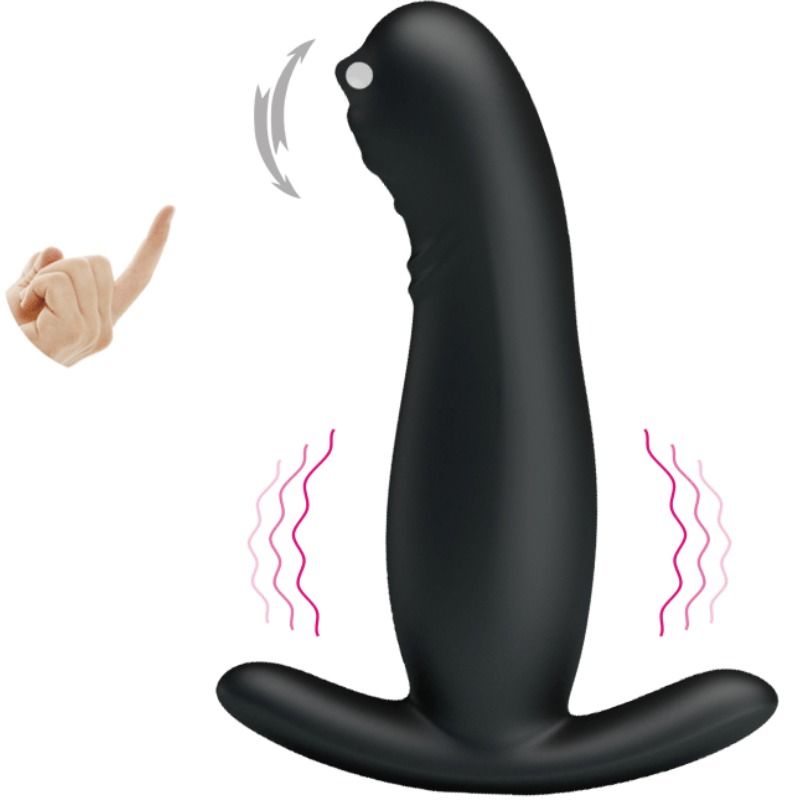 Massaggiatore prostatico Pretty Love Bottom con vibrazione, design ergonomico e superficie liscia, ideale per piacere e benessere.