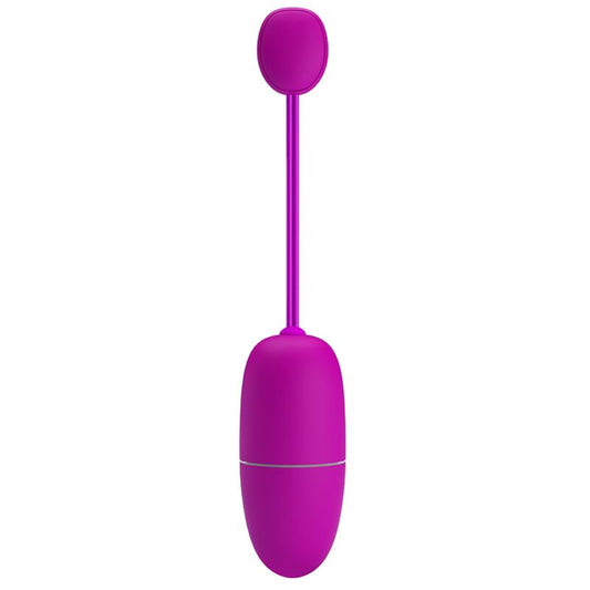 Uovo vibrante PRETTY LOVE NINFA con controllo tramite app, colore viola, design elegante e superficie liscia.