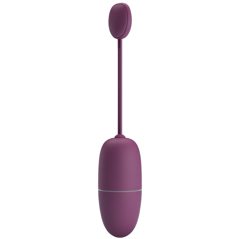 Uovo vibrante PRETTY LOVE Nymph controllato tramite app, colore lilla, superficie liscia, design elegante, marca PRETTY LOVE BOTTOM.