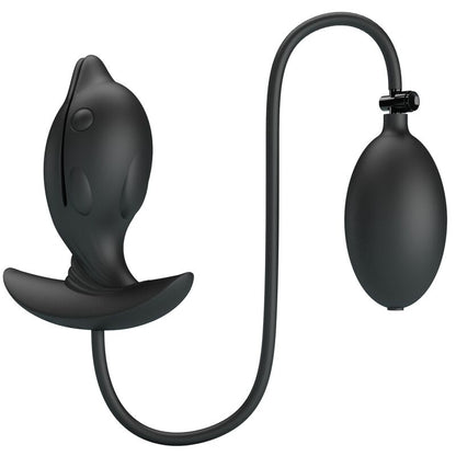 Plug anale Delfin gonfiabile e ricaricabile PRETTY LOVE BOTTOM, dispositivo per piacere anale con design a forma di delfino.