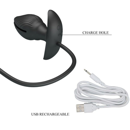 Plug anale gonfiabile e ricaricabile PRETTY LOVE BOTTOM, dispositivo di piacere anale con controllo della pressione e comfort.