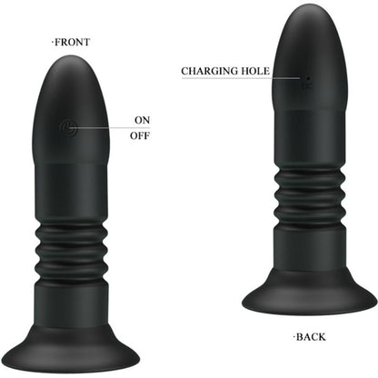 Plug Magic Jinger di Pretty Love BOTTOM, dispositivo vibrante con movimento su e giù e funzioni di vibrazione.