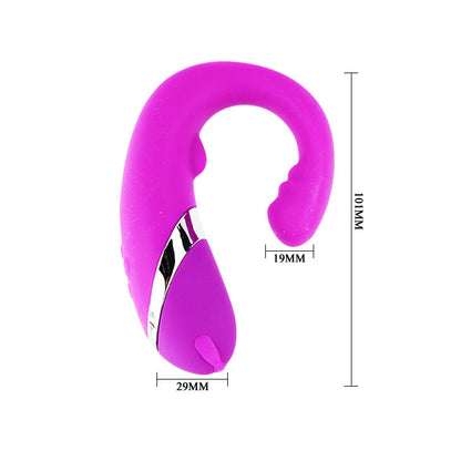 Vibratore per prostata e G-spot Pretty Love Amour colore lilla, design elegante e ergonomico, marca Pretty Love C-Type