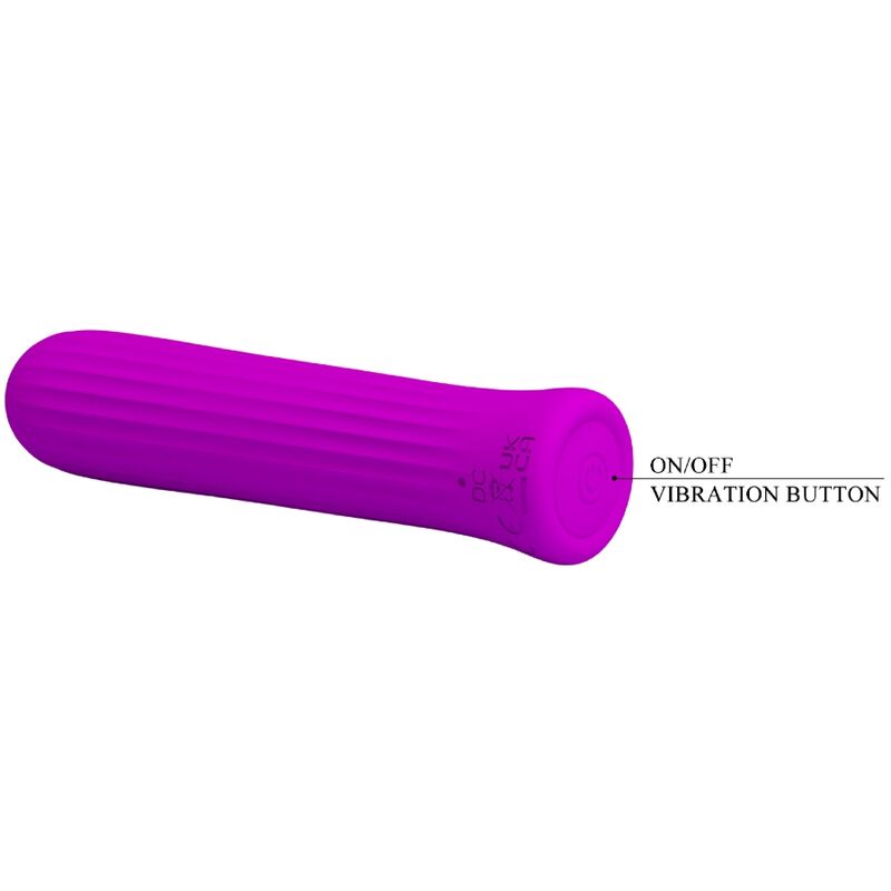 Stimolatore rosa PRETTY LOVE Blanche, vibratore C-Type con design elegante, dettagli realistici e superficie liscia.