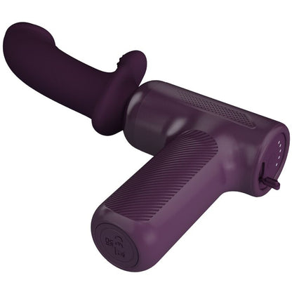 Massaggiatore PRETTY LOVE DJ Scholar con cinque impostazioni, colore viola, design ergonomico e impugnatura comoda.