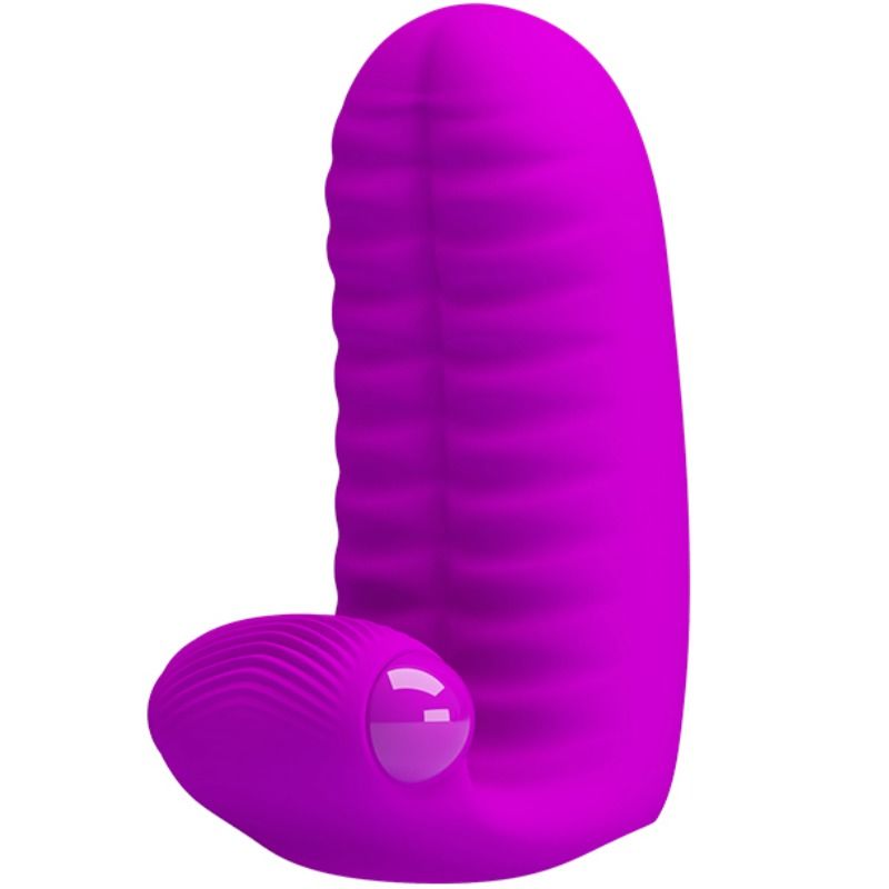 Stimolatore Ditaale Pretty Love Abbott di colore lilla, con design ergonomico e dettagli delicati, visibile nella immagine.