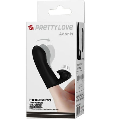 Stimolatore clitoride Pretty Love Adonis, dispositivo di stimolazione tascabile di alta qualità, design ergonomico e facile da usare.