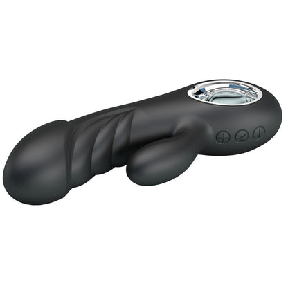 Vibratore G-spot e stimolatore clitorideo Pretty Love Ansel, design ergonomico e dettagliato, in materiale morbido e resistente