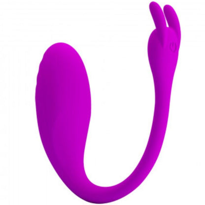 Massaggiatore Catalina lilla di PRETTY LOVE con controllo tramite app gratuita, dispositivo portatile e design ergonomico.