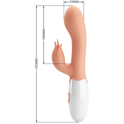 Vibratore Pretty Love Bloody Mary con stimolatore, design elegante e dettagli realistici, ideale per stimolazione e piacere personale