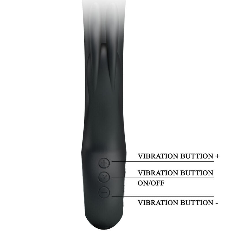 Vibratore clitoride e stimolatore punto G PRETTY LOVE Carina, dispositivo rosa con superficie liscia e design ergonomico.