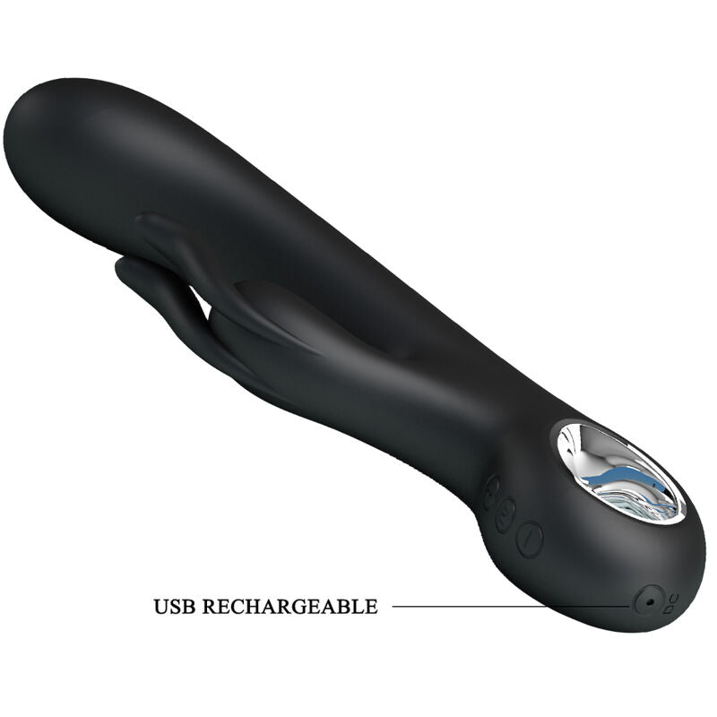 Vibratore clitoride e stimolatore punto G Pretty Love Carina, design ergonomico, colore rosa, superficie liscia e confortevole.