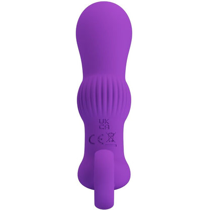 Vibratore anale Pretty Love Cayla in colore lilla, con design ergonomico e superficie liscia per massaggi e stimolazione.