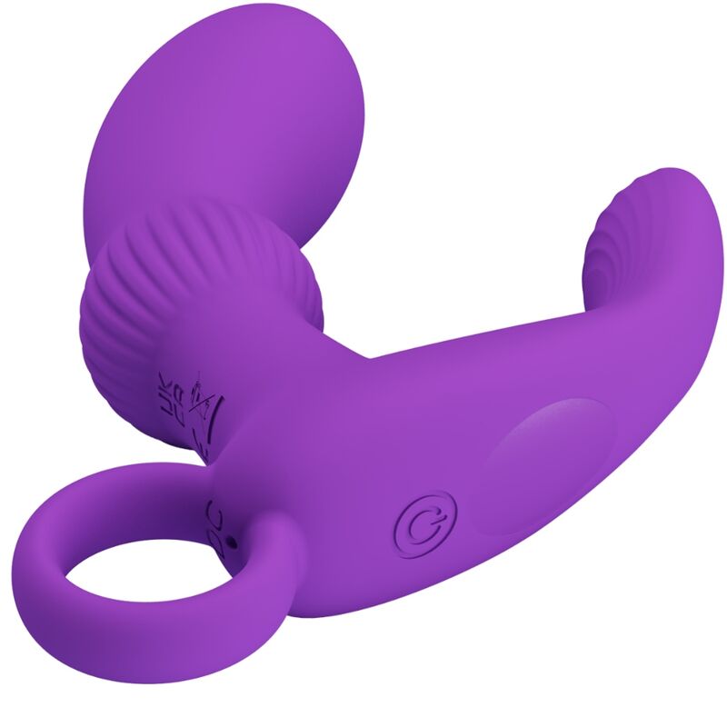 Vibratore anale Pretty Love Cayla di colore lilla, massaggiatore con design ergonomico e superficie liscia.