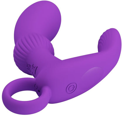 Vibratore anale Pretty Love Cayla di colore lilla, massaggiatore con design ergonomico e superficie liscia.
