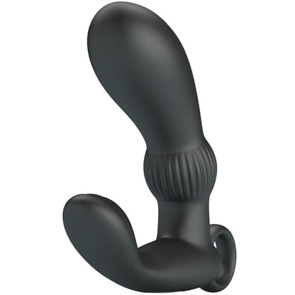 Vibratore anale nero PRETTY LOVE Cayla, massaggiatore elegante e discreto, con design ergonomico e stimolazione mirata.