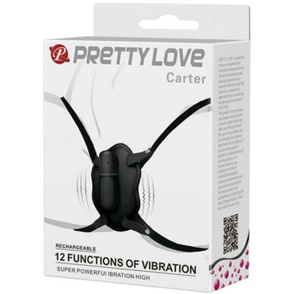 Cinturino con proiettile vibrante PRETTY LOVE, design elegante e dettagli colorati, ideale per stimolazione e piacere.