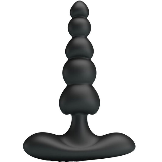 Vibratore anale PRETTY LOVE Corban nero con 10 modalità di vibrazione, design ergonomico e superficie liscia.