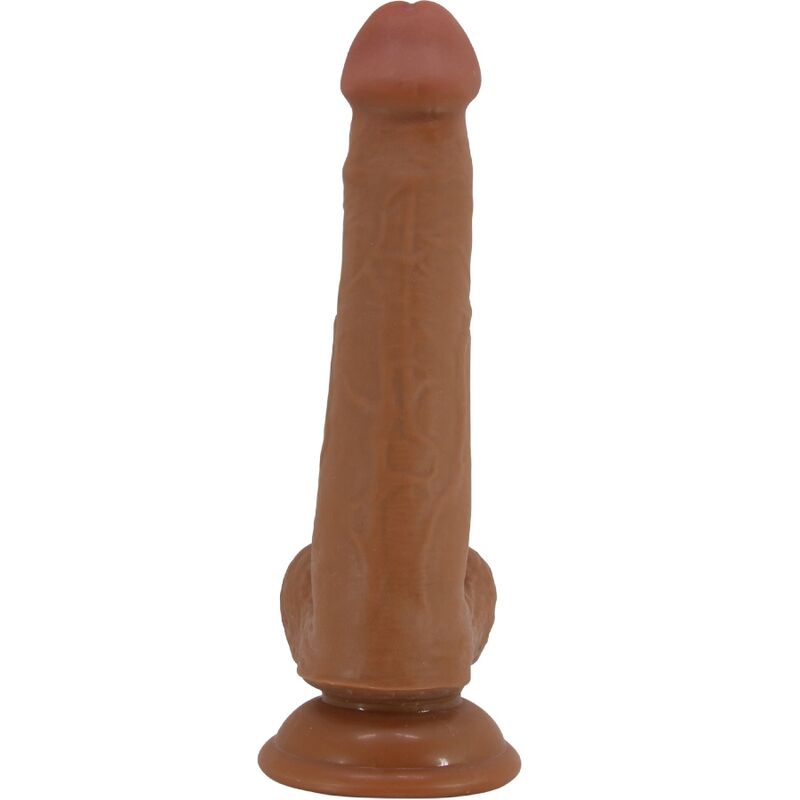 Dildo realistico alto 22 cm marrone di PRETTY LOVE, dettagli realistici e forma naturale, per uso intimo e piacere personale