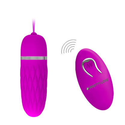 Vibrante uovo vibratore PRETTY LOVE FLIRTATION DAWN con design colorato e moderno, ideale per stimolazione personale.