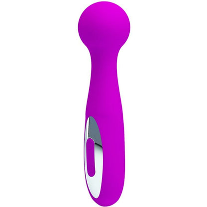 Massaggiatore ricaricabile Pretty Love Wade con 12 funzioni, design compatto e manico ergonomico, visibile nell'immagine.