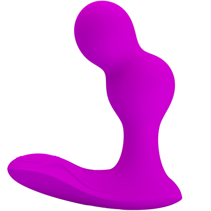 Massaggiatore vibratore anale Pretty Love Terrance con telecomando, design in silicone nero, ideale per stimolazione anale e relax