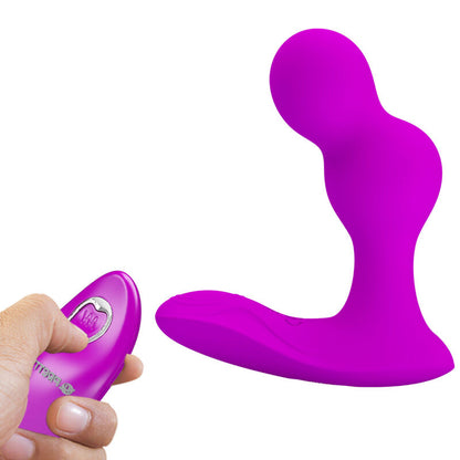 Massaggiatore vibratore anale Pretty Love Terrance con telecomando, dispositivo per stimolazione anale, design elegante e funzionale.