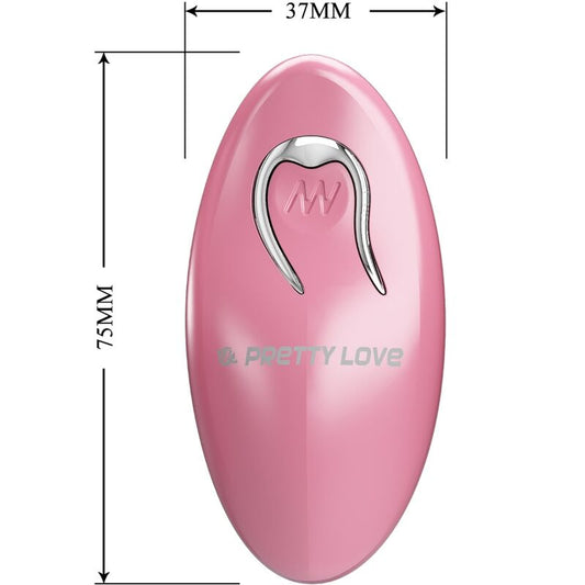 Morsetti per capezzoli Pretty Love Cailey con telecomando, 10 vibrazioni, colore rosa, delicati e sicuri per il piacere sensuale.