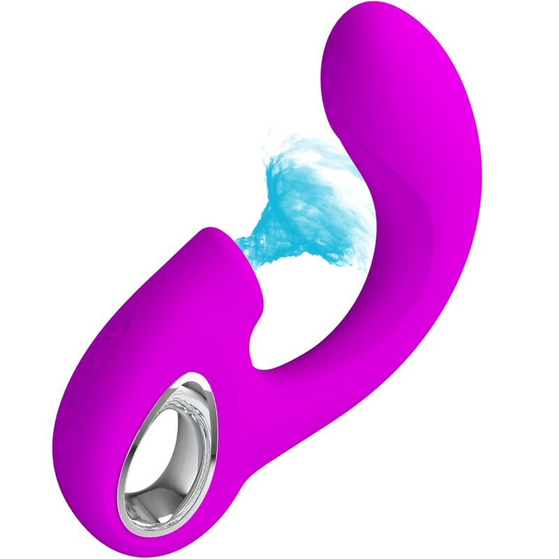 Vibratore Punto G e stimolatore clitorideo Pretty Love Sibel, colore viola, 10 modalità di vibrazione, design ergonomico.