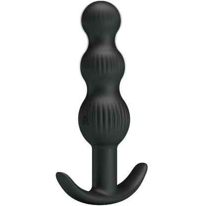 Vibratore anale Pretty Love Sidney nero con 10 modalità di vibrazione, design elegante e ergonomico per il piacere.