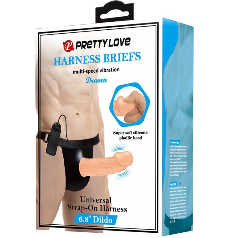 Slip con vibrazione di Pretty Love, morbido e discreto, ideale per il piacere, con controllo integrato e design elegante.
