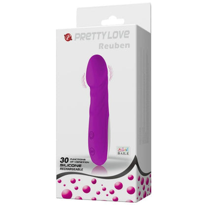 Vibratore mini PRETTY LOVE Reuben, elegante e compatto, con design moderno e superficie liscia per stimolazione precisa.
