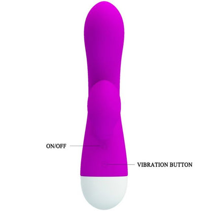 Vibratore intelligente Pretty Love Eli con 30 modalità, design elegante e funzionale, ideale per piacere e relax.