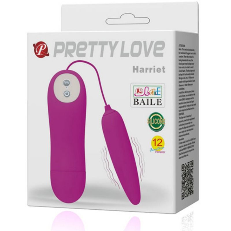 Stimolatore massaggiatore Pretty Love Harriet con design elegante e funzionale, ideale per il benessere e il relax.
