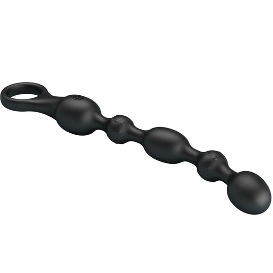 Balle anali PRETTY LOVE VAN in silicone con 10 vibrazioni, ricaricabili, design ergonomico e morbido per stimolazione anal.