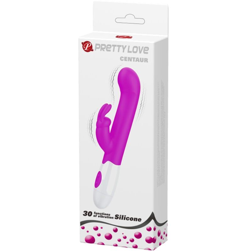 Vibratore coniglio PRETTY LOVE Centaur viola con 30 modalità di vibrazione, design elegante e funzionale.