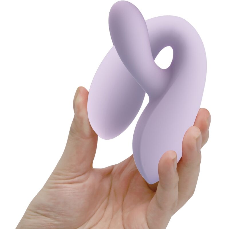 Vibratore coniglio viola PRETTY LOVE Rosolyn con 10 modalità di vibrazione, design ergonomico e dettagli realistici.
