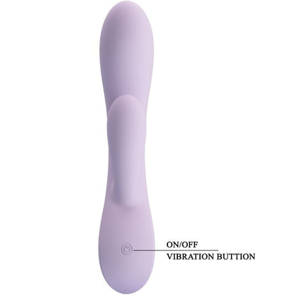 Vibratore coniglio rosa viola PRETTY LOVE Rosolyn con 10 modalità di vibrazione, design ergonomico e dettagli realistici.