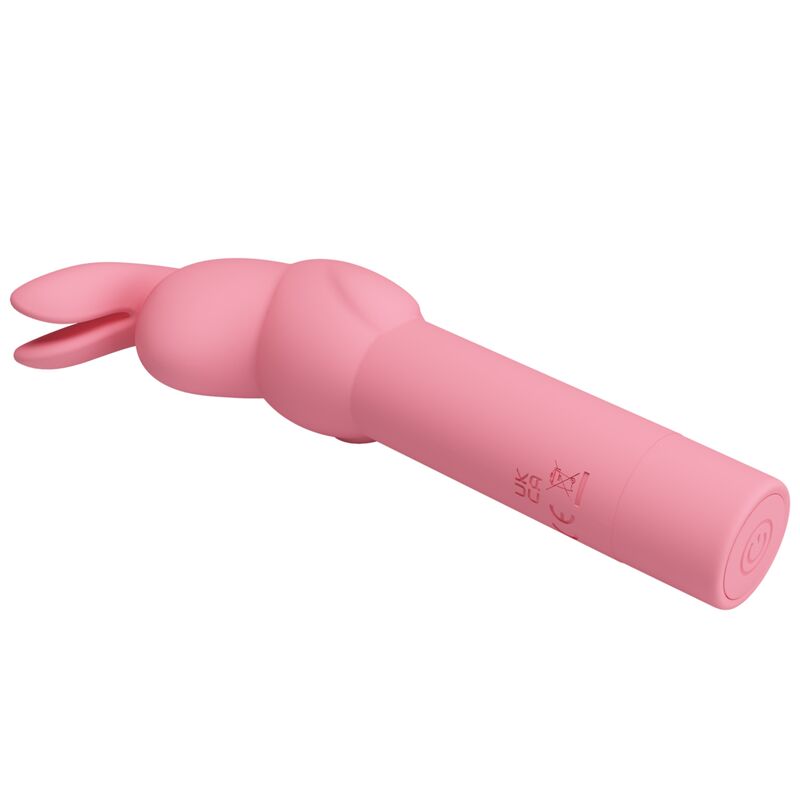 Vibratore in silicone rosa Pretty Love Gerardo con forma coniglio, ideale per stimolazione e piacere personale.