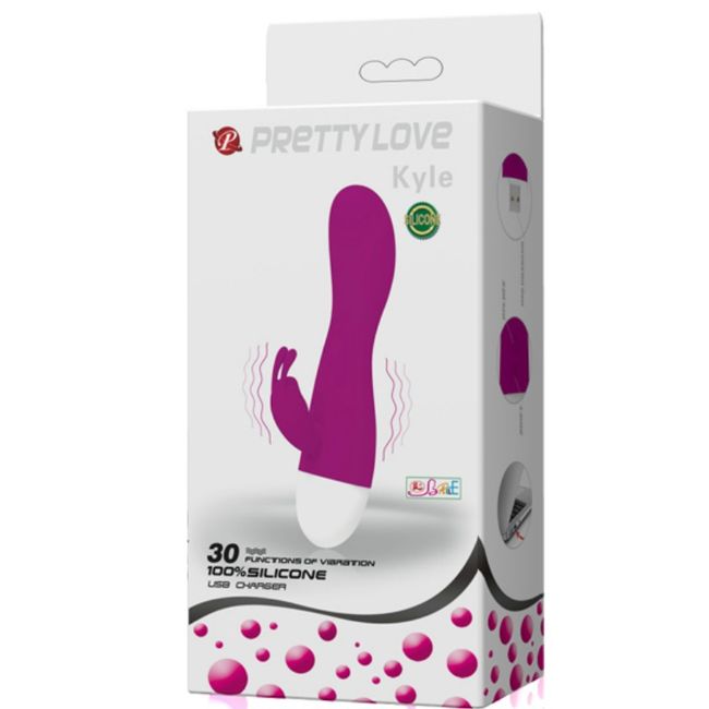 Vibratore Pretty Love Kyle con 30 modalità di vibrazione, design elegante e ergonomico, morbido e resistente al tatto.