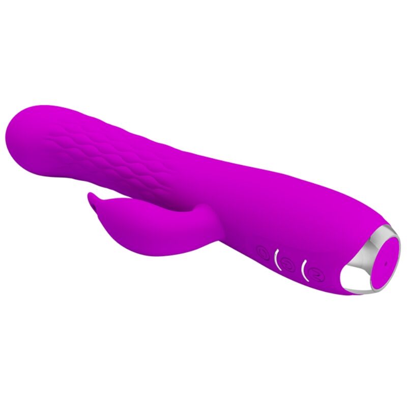 Vibratore Molly ricaricabile di PRETTY LOVE con rotazione, design elegante e superficie liscia, visibile nell'immagine.