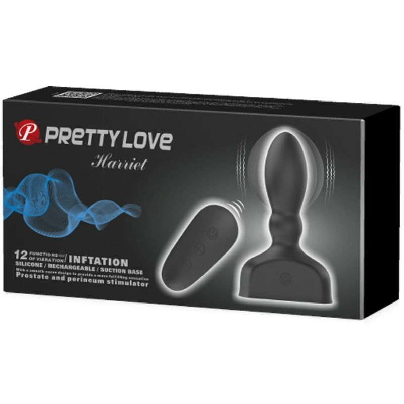 Vibratore prostatico gonfiabile PRETTY LOVE Marriel con design ergonomico e superficie liscia, adatto per stimolazione prostatica.