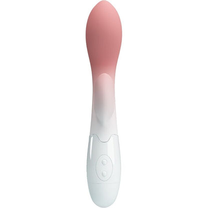 Vibratore Punto G luminoso e stimolatore clitorideo rosa di PRETTY LOVE con 30 vibrazioni, design elegante e funzionalità multiple.