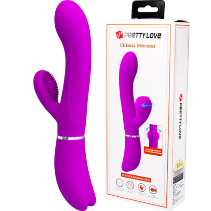 Vibratore stimolante per il clitoride della marca PRETTY LOVE, dispositivo compatto e ergonomico per piacere personale
