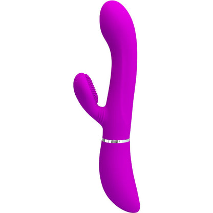 Stimolatore clitoride Pretty Love con design compatto e dettagliate parti in silicone per piacere e stimolazione.