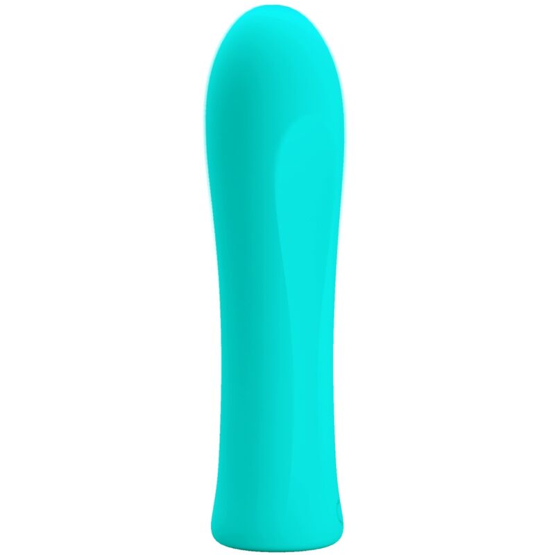 Vibratore verde acqua PRETTY LOVE ALFREDA SUPER POWER, prodotto della linea PRETTY LOVE FLIRTATION, immagine del dispositivo.