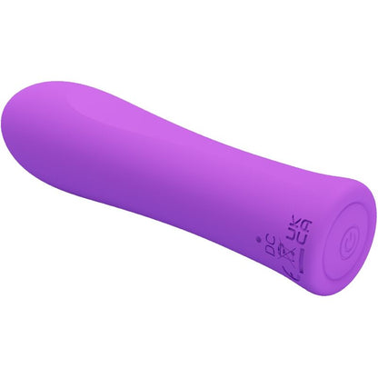 Vibratore Pretty Love Alfreda Super Power Aqua Viola, stimolatore femminile con design ergonomico e color viola vibrante.