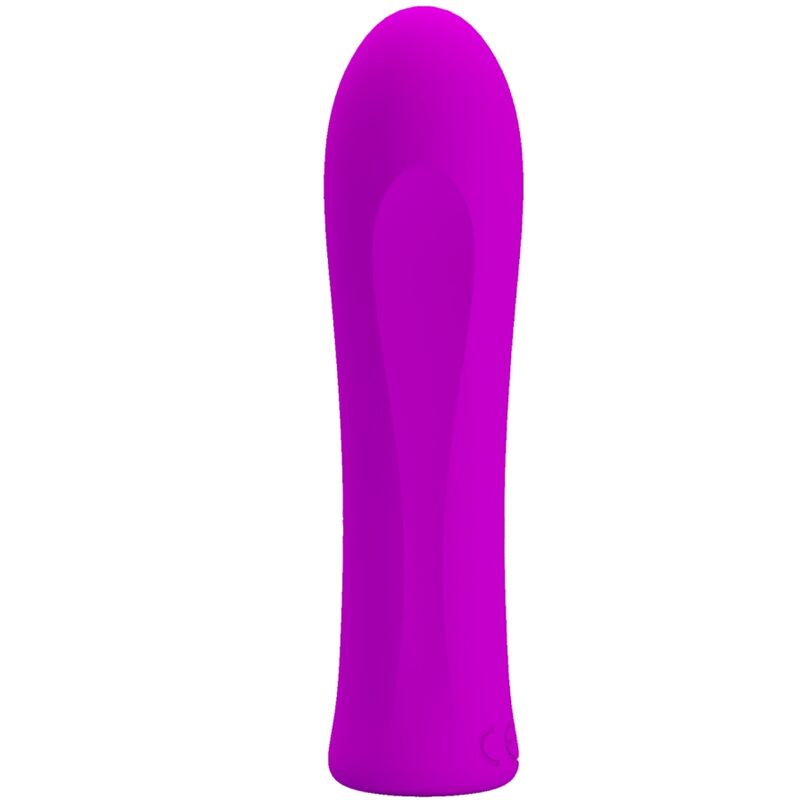 Vibratore viola PRETTY LOVE ALFREDA di alta qualità, design elegante e potente, marca PRETTY LOVE FLIRTATION, in immagine.
